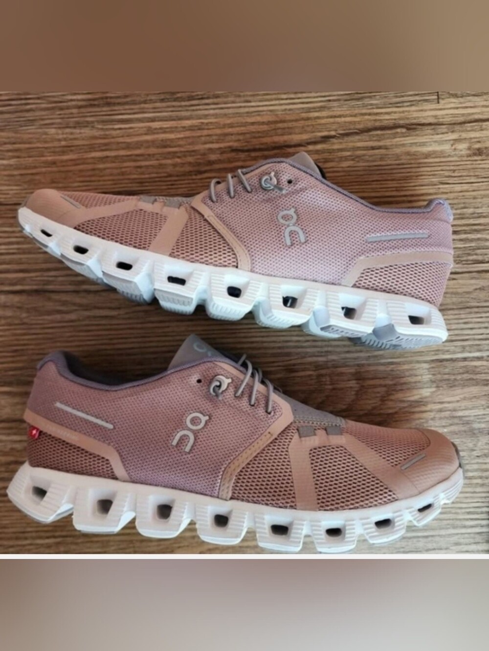 Sz 10.5 - Women's ON CLOUD 5 Rosebrown/Fog - Picture 3 of 8